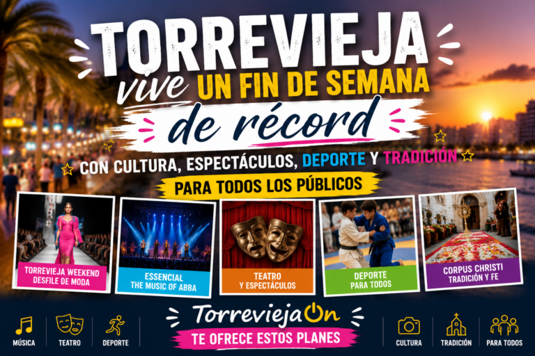 ABBA, Comandante Lara, Torrevieja Weekend y el Corpus protagonizan un intenso fin de semana en la ciudad