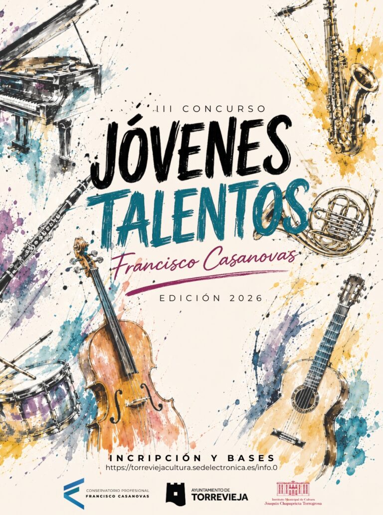 Torrevieja convoca el III Concurso de Jóvenes Talentos de la Música “Francisco Casanovas”