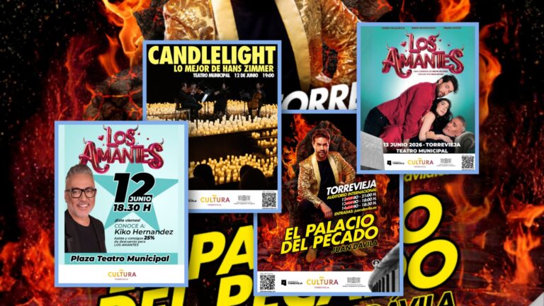 Juan Dávila, Kiko Hernández y Candlelight protagonizan un intenso fin de semana cultural en Torrevieja