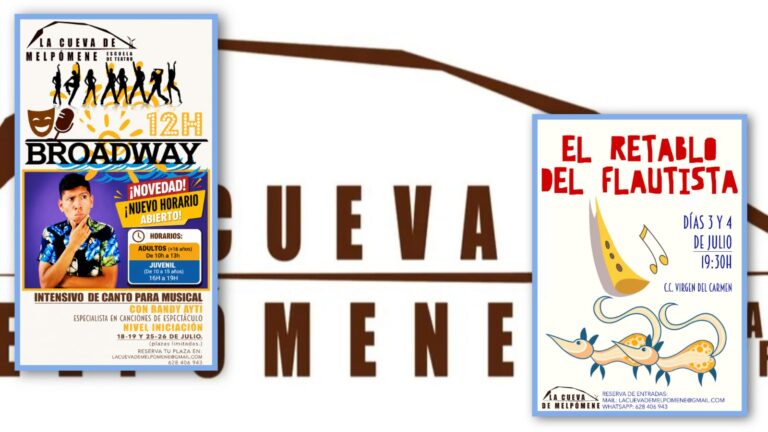 La Cueva de Melpómene presenta las muestras de fin de curso y los cursos intensivos de verano