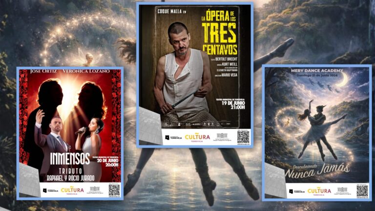 Torrevieja vive una intensa semana cultural con Coque Malla, un tributo a Raphael y Rocío Jurado y un gran espectáculo de danza