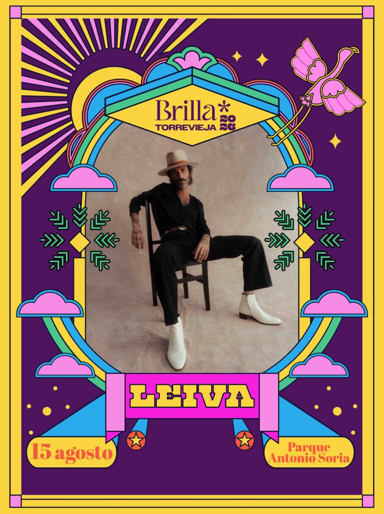 Leiva ofrecerá en Brilla Torrevieja su único concierto de 2026 en la Comunitat Valenciana y la Región de Murcia