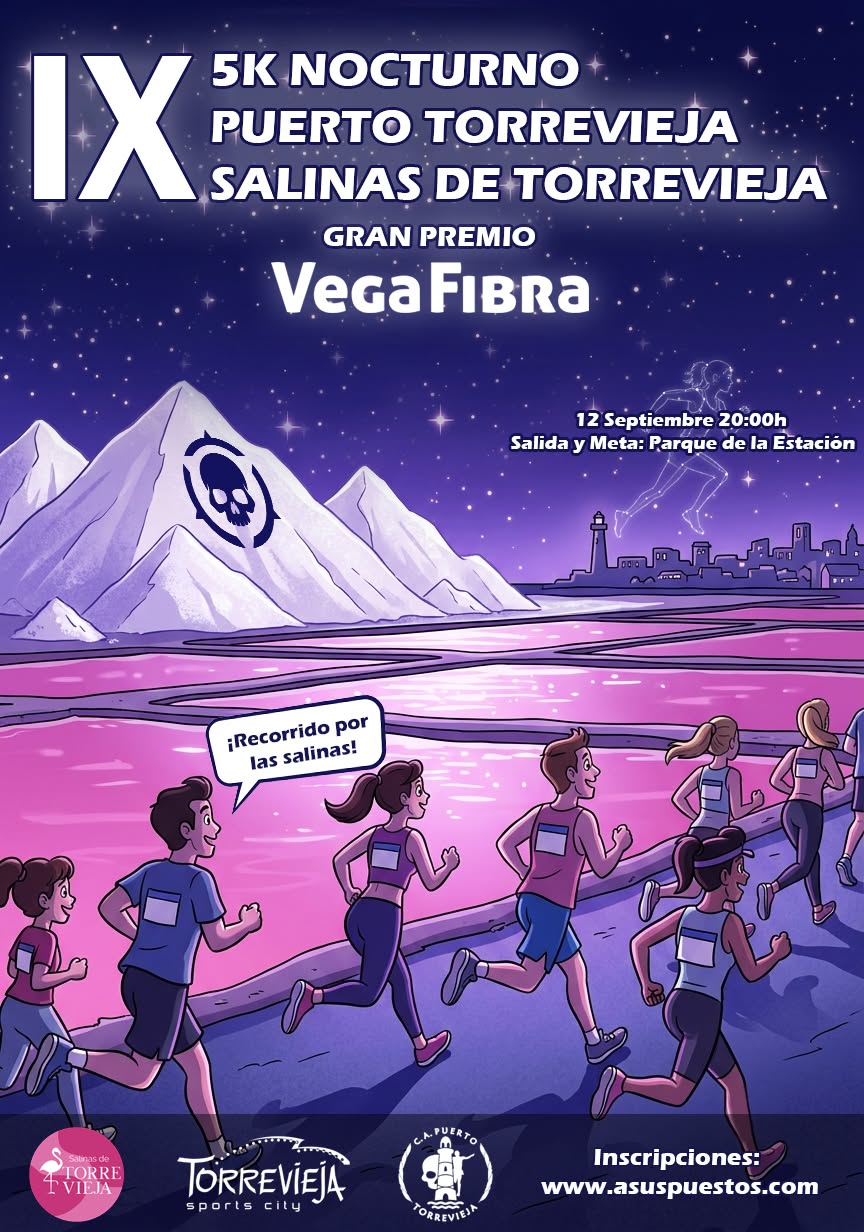 IX 5K Nocturno Puerto Torrevieja · Salinas de Torrevieja