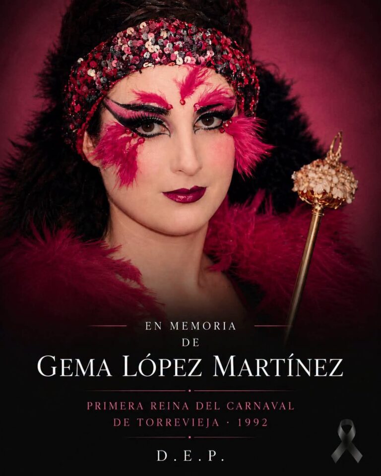 Fallece Gema López Martínez, primera Reina del Carnaval de Torrevieja en 1992