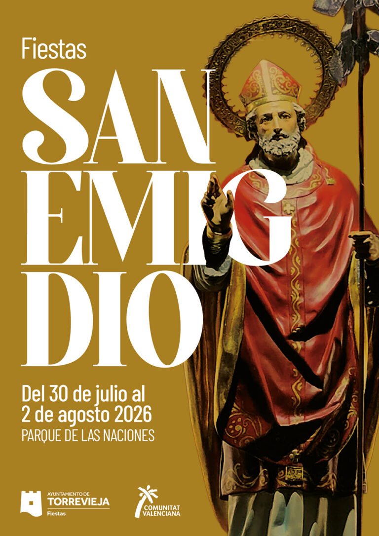 Torrevieja celebra las Fiestas de San Emigdio 2026 con cuatro días de música, actividades infantiles y tradición