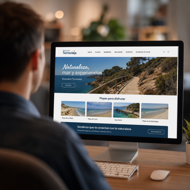 Torrevieja estrena una nueva web turística para impulsar la promoción del destino y apoyar al sector local