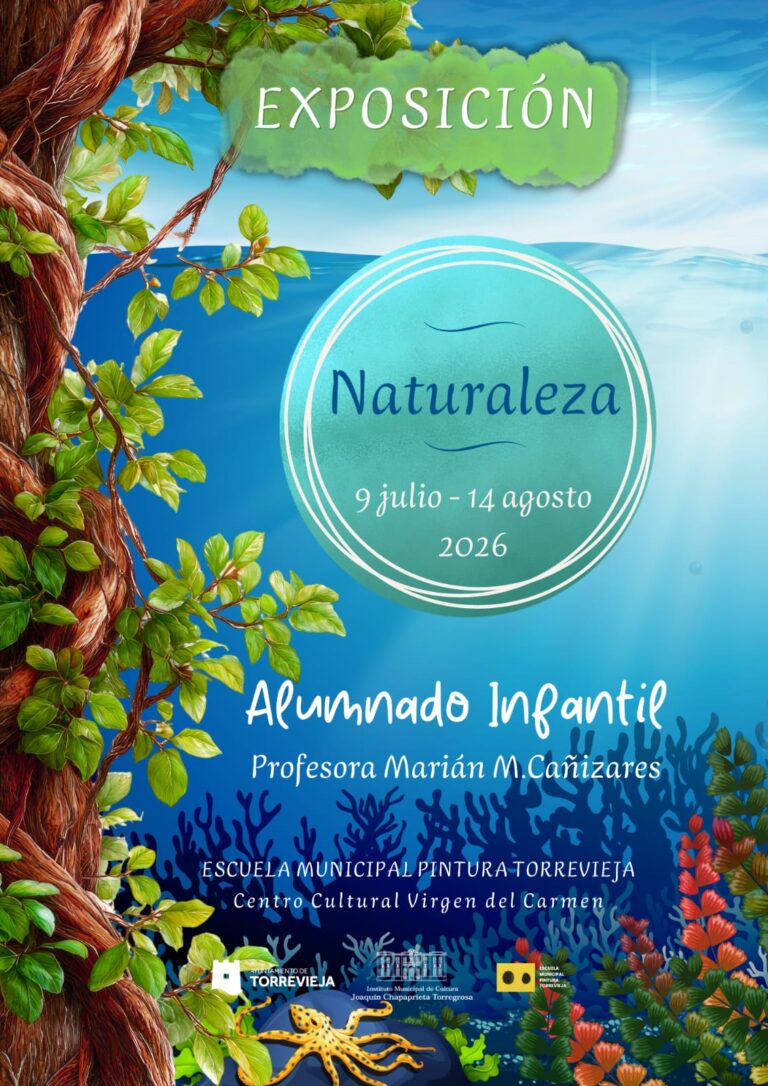 LA ESCUELA MUNICIPAL DE PINTURA INAUGURA MAÑANA LA EXPOSICIÓN INFANTIL “NATURALEZA” CON LAS OBRAS REALIZADAS POR SU ALUMNADO DURANTE EL CURSO 2025/2026