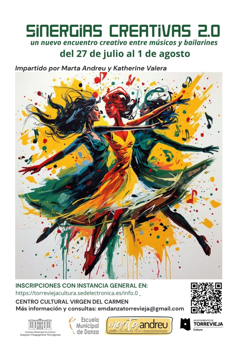 La Escuela Municipal lanza el taller gratuito «Sinergias Creativas 2.0» para unir música y danza
