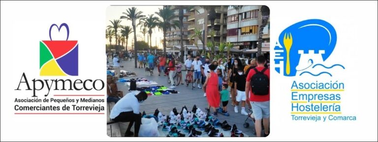 Comerciantes y hosteleros de Torrevieja respaldan la labor de la Policía Local contra la venta ilegal