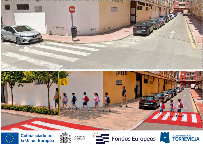 Torrevieja impulsa los caminos escolares seguros que conectarán los colegios Acequión e Inmaculada