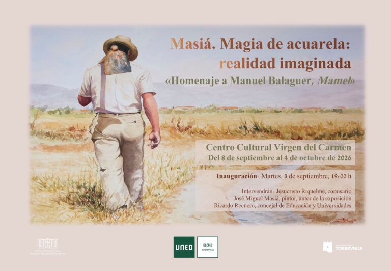 Torrevieja reúne 45 acuarelas de José Miguel Masiá en la exposición “Magia de acuarela: realidad imaginada”