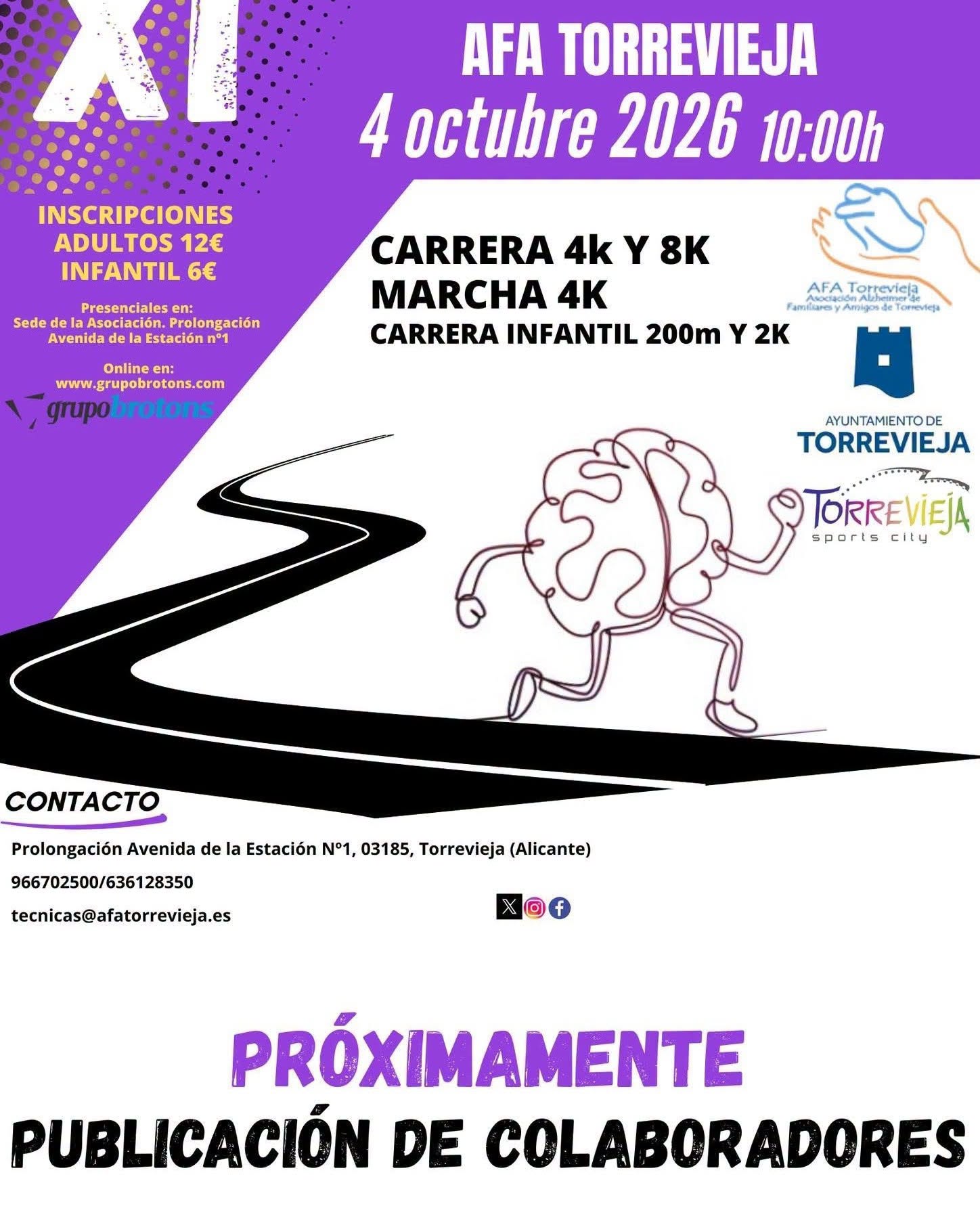 XI CARRERA/MARCHA SOLIDARIA AFA TORREVIEJA