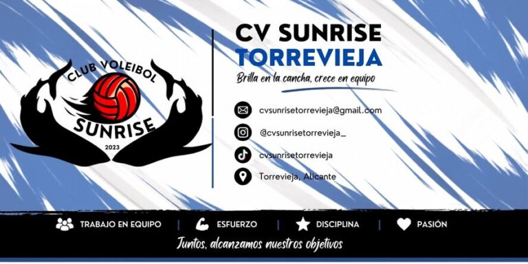 El CV Sunrise Torrevieja prepara su debut en casa este domingo ante el Vinalopó Azul