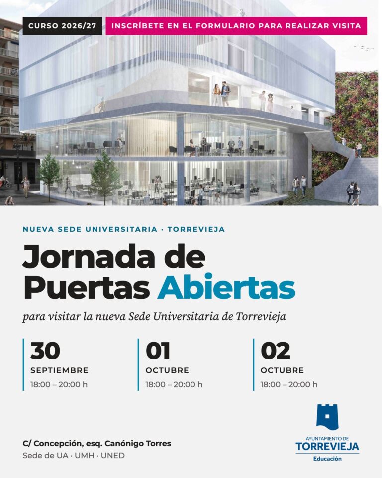 La nueva Sede Universitaria de Torrevieja abre sus puertas a la ciudadanía